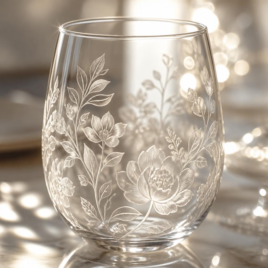 Laser engraving on Glass